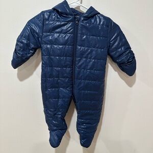NWT! OK Baby Boys’ Blue Snowsuit 6-9M